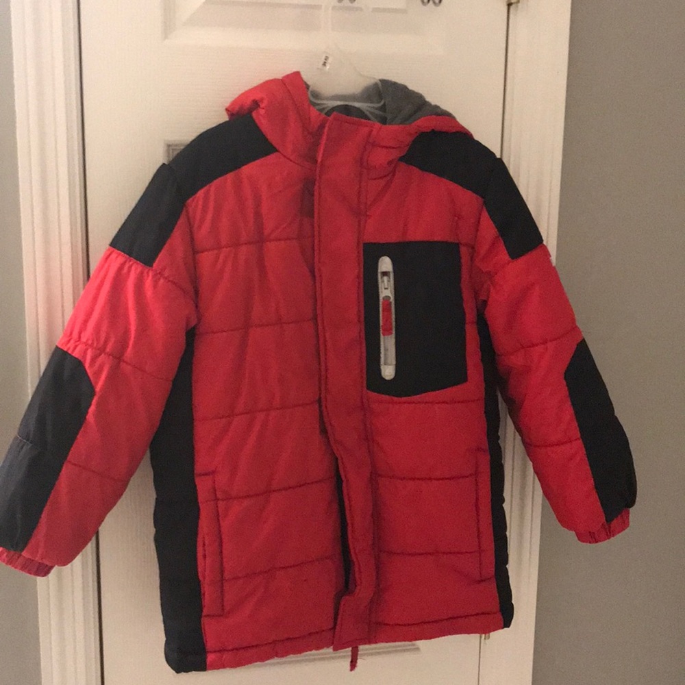 Heavy winter coat.